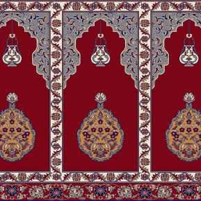 Myfloor Mihraplı Cami Halısı 1977BORDO
