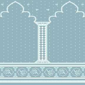 Myfloor Mihraplı Cami Halısı 4519MAVİ