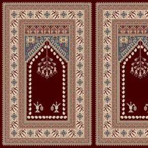 Myfloor Mihraplı Cami Halısı 5008BORDO