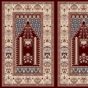 Myfloor Mihraplı Cami Halısı 5009BORDO