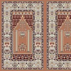 Myfloor Mihraplı Cami Halısı 5009KAHVERENGİ