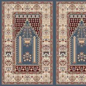 Myfloor Mihraplı Cami Halısı 5009MAVİ