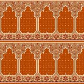 Myfloor Mihraplı Cami Halısı 321TURUNCU
