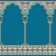 C121A K.Mavi Seccadeli Cami Halısı